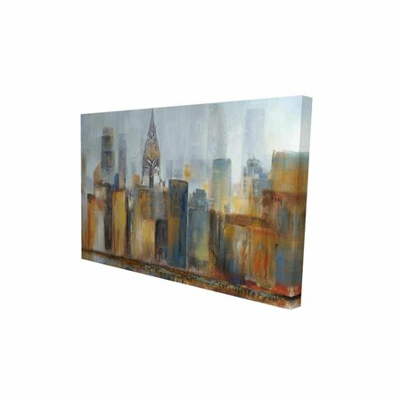 BEGIN HOME DECOR 12 x 18 in. Cityscape with Chrysler Building-Print on Canvas 2080-1218-CI87